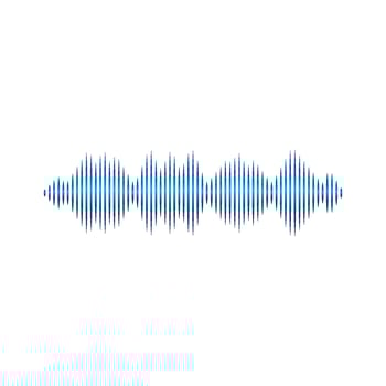 Sound waves vector illustration