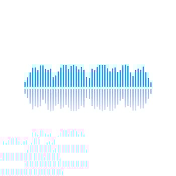 Sound waves vector illustration