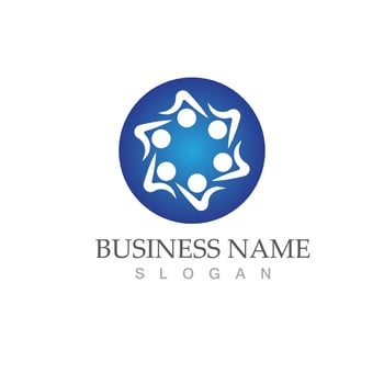 Community, network and social icon vector