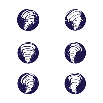 Tornado symbol vector illustration