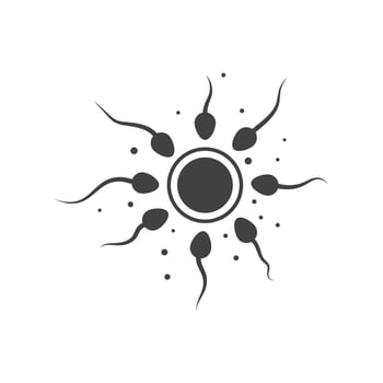 Sperm Vector icon design illustration