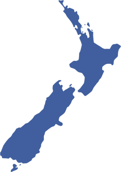 doodle freehand drawing of new zealand map. png