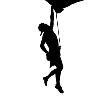Mountain climber. rock climber. silhouette person. Climb silhouette. mountaineer climber hiker people. Extreme Rock climber silhouette. Climber Silhouette vector illustration. male climber.