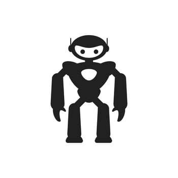Robot icon vector