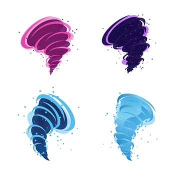 Tornado symbol vector illustration