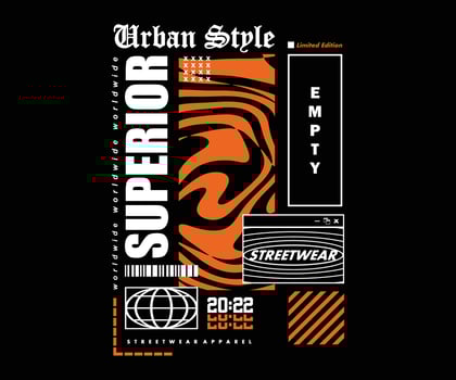 Abstract illustration futuristic superior Poster t shirt design, vector graphic, typographic poster or tshirts street wear and Urban style