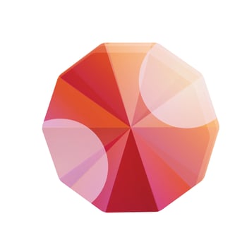 Carat ruby icon, cartoon style vector