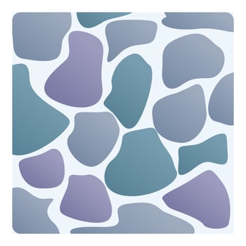Material stone paving icon, cartoon style vector