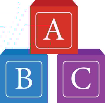 Cubes for Kids Vector Illustration Graphic