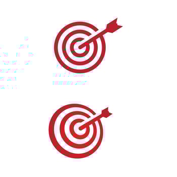 Target Vector icon illustration