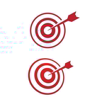 Target Vector icon illustration