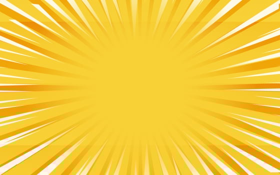 Yellow comic background Retro vector