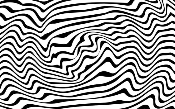 Trendy abstract wavy backgrounds. Seamless striped patterns vector