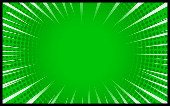 Green comic background Retro vector