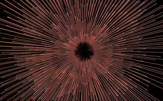 Abstract circular geometric background. Starburst dynamic centric motion pattern. lines or rays vector