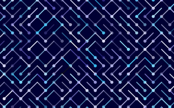 Technology Vector seamless pattern Banner. Geometric striped ornament. Monochrome linear background