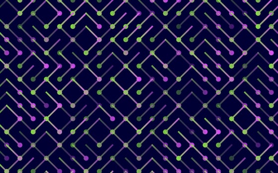 Technology Vector seamless pattern Banner. Geometric striped ornament. Monochrome linear background