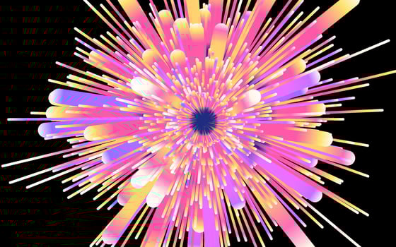 Abstract circular geometric background. Starburst dynamic centric motion pattern. lines or rays vector
