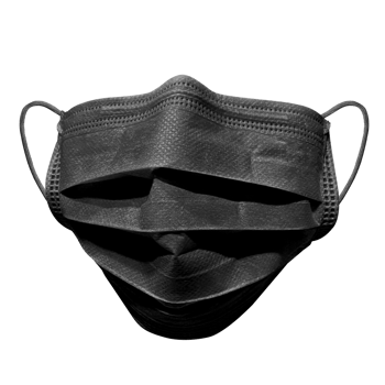 Black face mask png