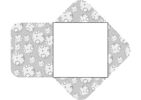 Envelope Design with Moon Theme png