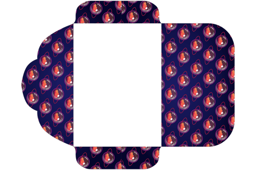 Envelope Design with the Theme of Planets in Outer Space png