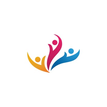 Community, network and social icon vector
