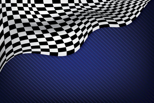 Race flag icon design vector