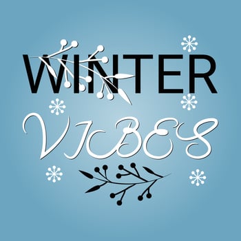 Winter Vibes T-Shirt Design Illustration vector