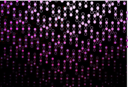 Dark Pink vector template with circles.