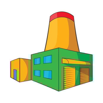 Brewery icon, cartoon style vector
