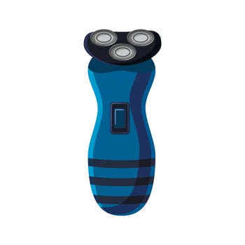 Electric shaver icon, cartoon style vector