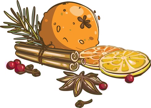Symbol icon Christmas new year decoration vector