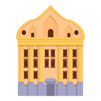 Slovenia building icon, cartoon style vector