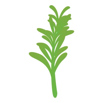 Rosemary food icon, cartoon style vector