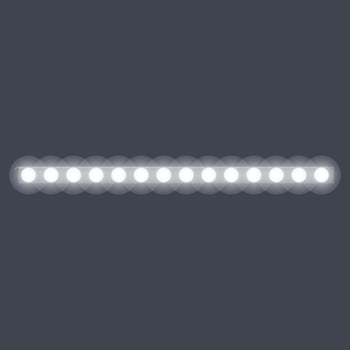 Energy led strip lights icon, cartoon style vector