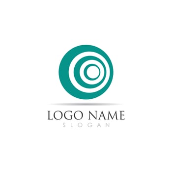 circle logo vector template icon illustration
