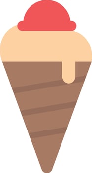 ice cream fresh dan good tasty vector