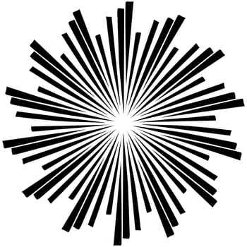 Circular stripes vector design suitable for stickers, logos, and more