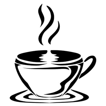 Coffee cup vector design suitable for stickers, logos, and others