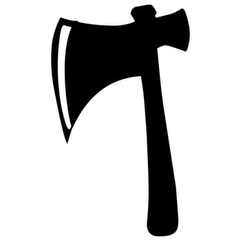 Axe tattoo vector design for stickers, logos, and others