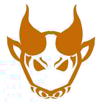 Buffalo head vector design suitable for stickers, logos, and others
