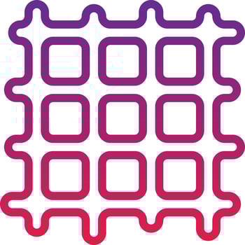 waffle coffee cafe restaurant - gradient icon vector