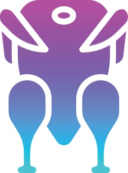 chicken diet nutrition protien - solid gradient icon vector