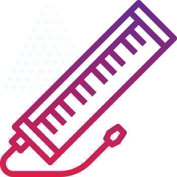 melodion music musical instrument - gradient icon vector
