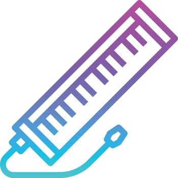 melodion music musical instrument - gradient icon vector