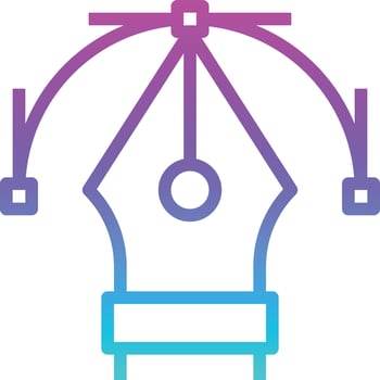 vector draw creative - gradient icon