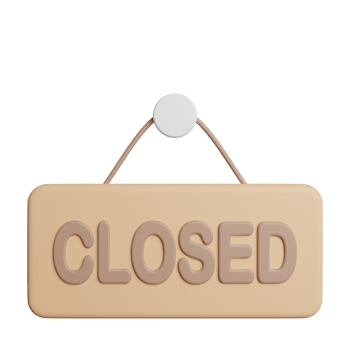 Closed Store Sign png