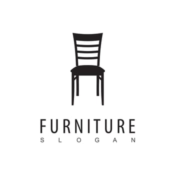 Chair Logo For Furniture Company vector