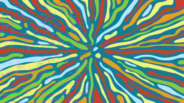abstract colorful zebra motif pattern focus on center background vector EPS10