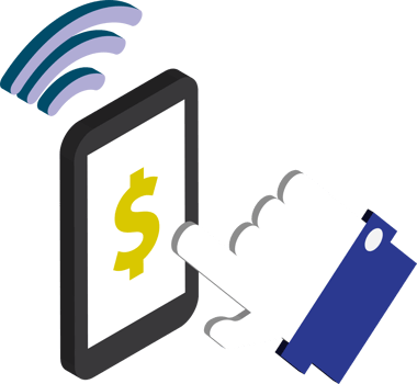 Smartphones and Connectivity illustration in 3D isometric style png